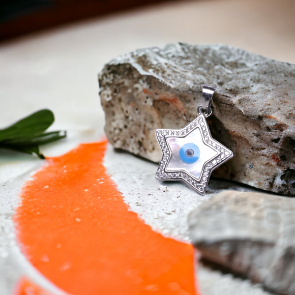 Evil Eye Star Pendant